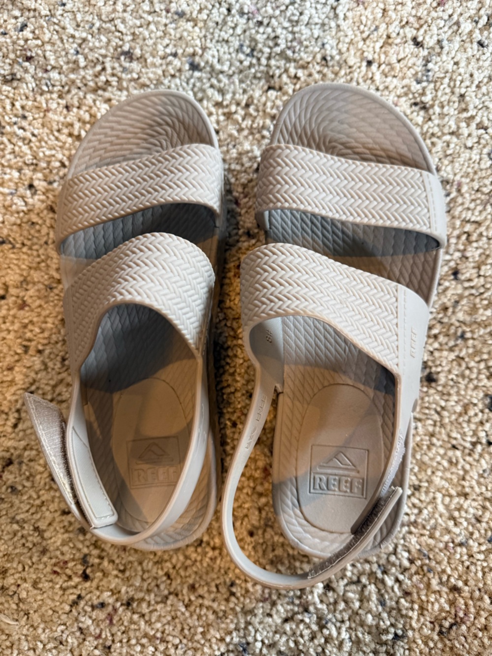 Reef Women's Two-Strap Slingback Sandals in Beige